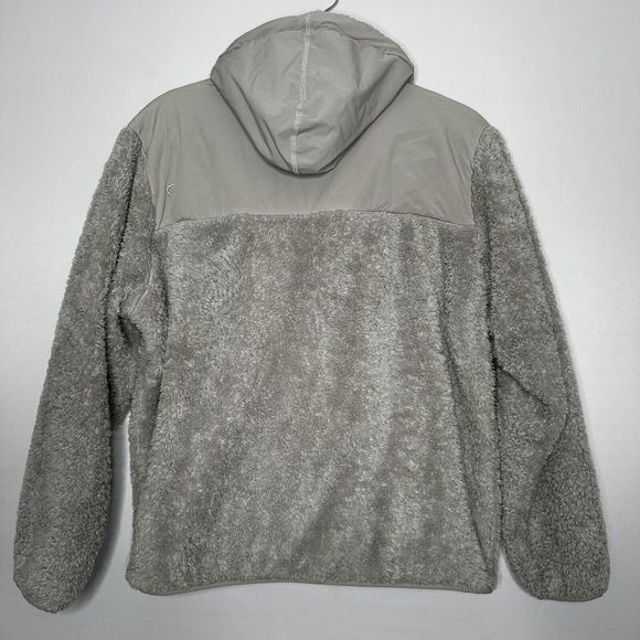 ZYIA‎ Storm Sherpa Block Zipper Jacket Oversized Full Zip Gray Women’s Size XS - Picture 2 of 7